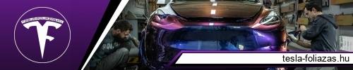 Tesla fóliázás Teslák fóliázása bannere