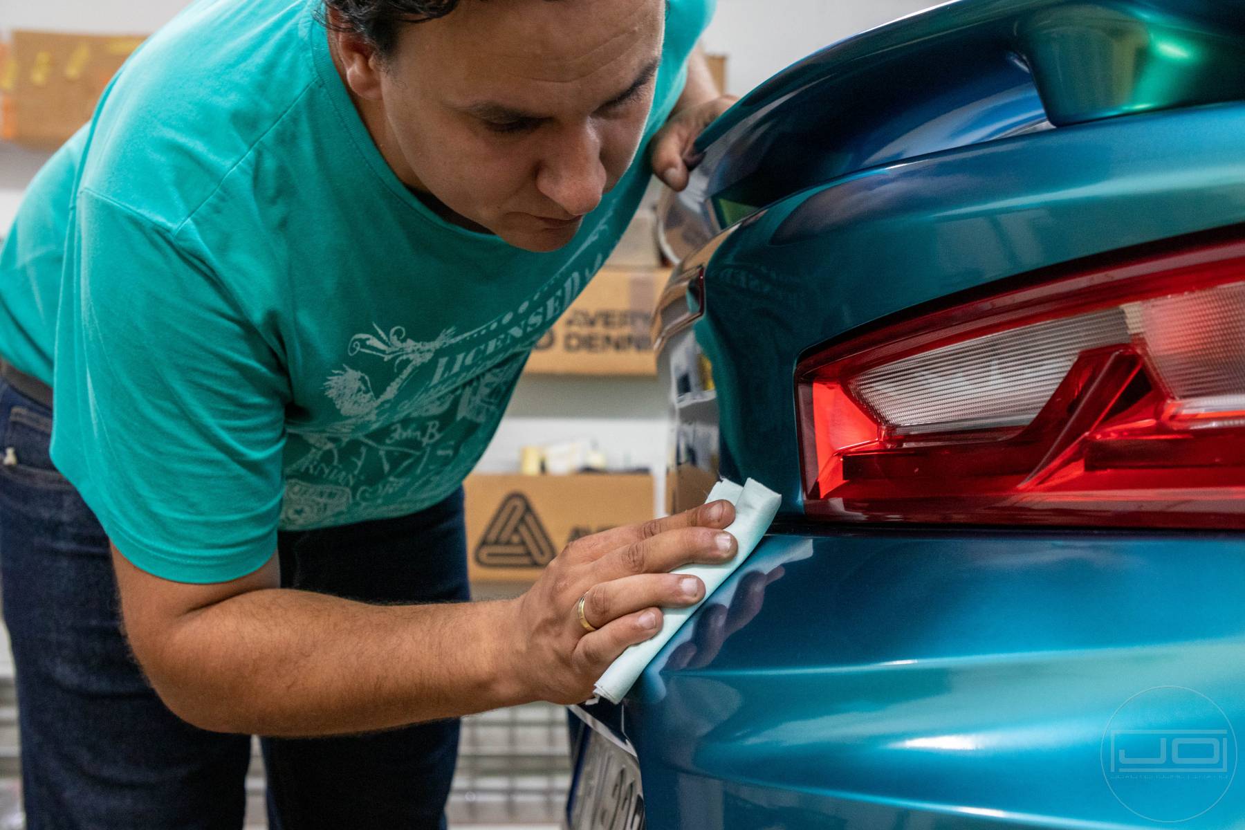 Kerámiázás - Kerámia bevonat telepítése hátsó lökhárítóra 1. illusztráció