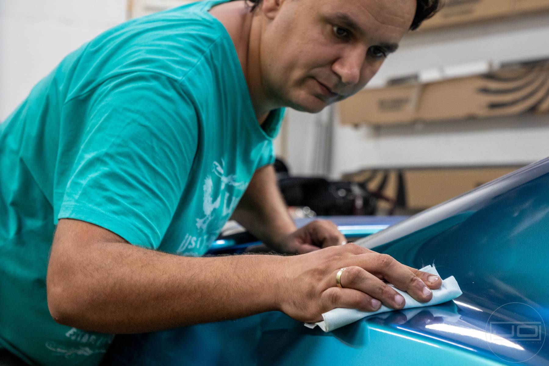 Kerámiázás - Kerámia bevonat telepítése hátsó sárvédőre 1. illusztráció