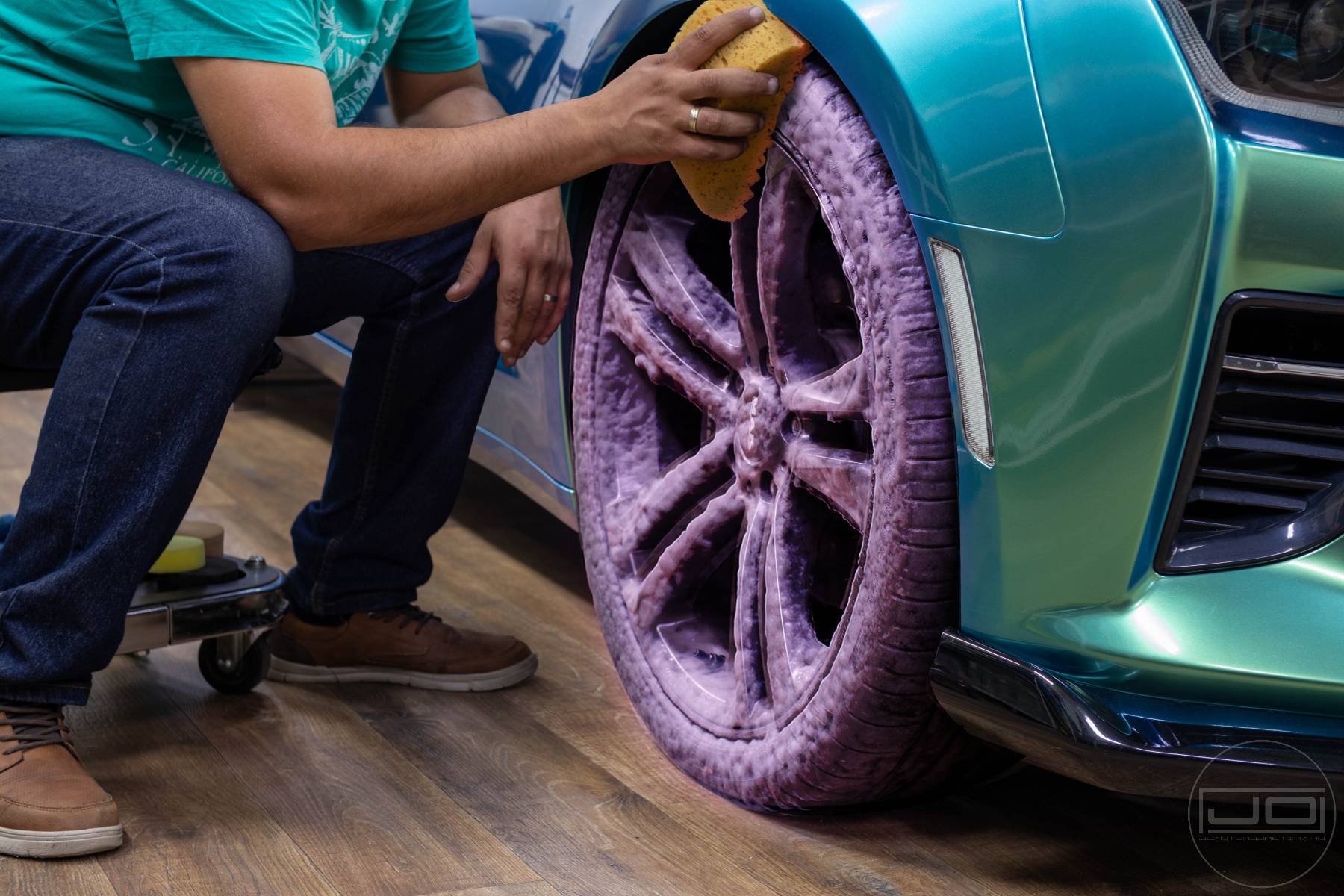 Szivacsos nano aktív habos felni tisztítás 1. illusztráció